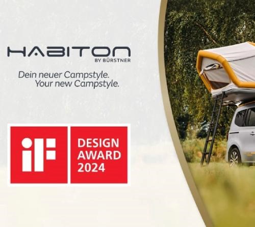 Bürstner conquista l’iF Design Award 2024 con la Micro Camper Concept Car “Habiton”